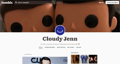 Desktop Screenshot of cloudyjenn.tumblr.com