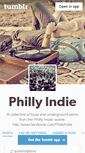 Mobile Screenshot of philly-indie.tumblr.com