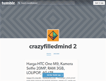 Tablet Screenshot of crazyfilledmind.tumblr.com