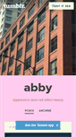 Mobile Screenshot of abbyperryy.tumblr.com