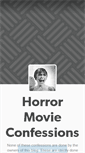 Mobile Screenshot of horrormovieconfessions.tumblr.com