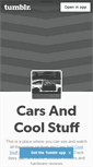 Mobile Screenshot of carsandcoolstuff.tumblr.com