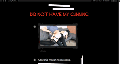 Desktop Screenshot of didnothavemycunningg.tumblr.com