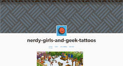 Desktop Screenshot of nerdygirlsandgeektattoos.tumblr.com