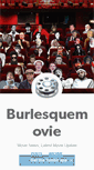 Mobile Screenshot of burlesquemovie.tumblr.com