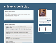 Tablet Screenshot of chickensdontclap.tumblr.com