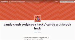 Desktop Screenshot of candycrushsodasagahack09.tumblr.com