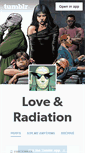 Mobile Screenshot of love-and-radiation.tumblr.com