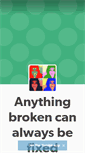 Mobile Screenshot of brokensnapshot.tumblr.com