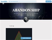 Tablet Screenshot of abandon-ship.tumblr.com