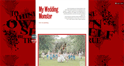 Desktop Screenshot of myweddingmonster.tumblr.com