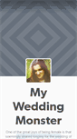 Mobile Screenshot of myweddingmonster.tumblr.com