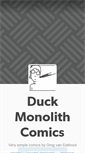 Mobile Screenshot of duckmonolith.tumblr.com