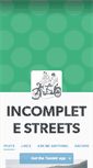 Mobile Screenshot of incompletestreets.tumblr.com