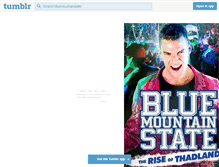 Tablet Screenshot of bluemountainstate.tumblr.com