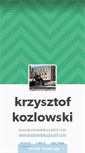 Mobile Screenshot of kozlowskikrzysztof.tumblr.com