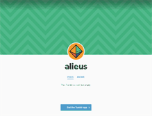 Tablet Screenshot of alieus.tumblr.com