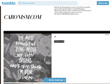 Tablet Screenshot of caronism.tumblr.com