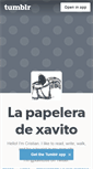 Mobile Screenshot of papelera.tumblr.com