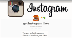 Desktop Screenshot of instagramlikesbuyblog.tumblr.com