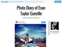 Tablet Screenshot of evantaylorgunville.tumblr.com