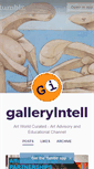 Mobile Screenshot of galleryintell.tumblr.com