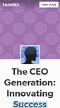 Mobile Screenshot of ceogeneration.tumblr.com
