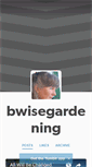 Mobile Screenshot of bwisegardening.tumblr.com