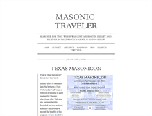 Tablet Screenshot of masonictraveler.tumblr.com