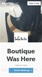 Mobile Screenshot of boutiquewashere.tumblr.com