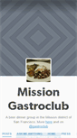 Mobile Screenshot of missiongastroclub.tumblr.com