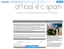 Tablet Screenshot of officialvfcspam.tumblr.com