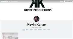 Desktop Screenshot of kevinkunze.tumblr.com