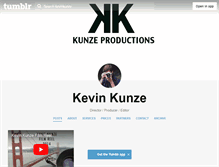 Tablet Screenshot of kevinkunze.tumblr.com