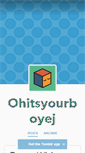 Mobile Screenshot of ohitsyourboyej.tumblr.com