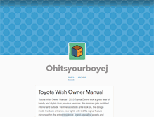 Tablet Screenshot of ohitsyourboyej.tumblr.com