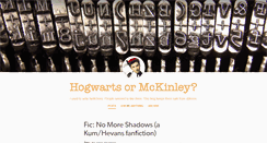 Desktop Screenshot of hogwartsormckinley.tumblr.com