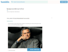 Tablet Screenshot of homesicktraveler.tumblr.com