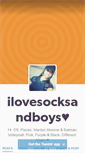 Mobile Screenshot of ilovesocksandboys.tumblr.com