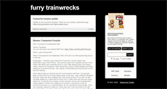 Desktop Screenshot of furrytrainwrecks.tumblr.com