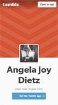 Mobile Screenshot of angelajoydietz.tumblr.com