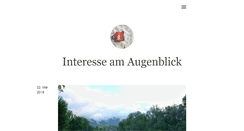 Desktop Screenshot of interesseamaugenblick.tumblr.com