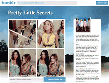 Tablet Screenshot of our-pretty-little-secrets.tumblr.com