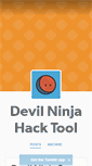 Mobile Screenshot of devilninjahacktool.tumblr.com