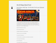 Tablet Screenshot of devilninjahacktool.tumblr.com