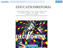 Tablet Screenshot of educationreformband.tumblr.com