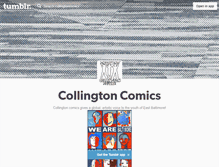 Tablet Screenshot of collingtoncomics.tumblr.com