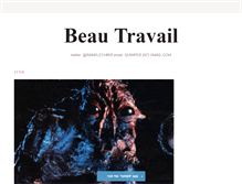 Tablet Screenshot of beautravail.tumblr.com