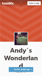 Mobile Screenshot of andyswonderland.tumblr.com