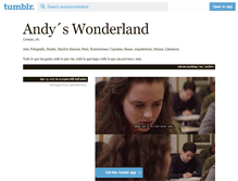 Tablet Screenshot of andyswonderland.tumblr.com